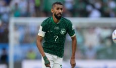 الصليبي يُنهي موسم  قائد المنتخب السعودي سلمان الفرج