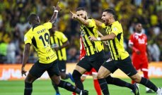 ملخص مباراة الاتحاد 7-1 والوحدة وهاتريك بنزيما