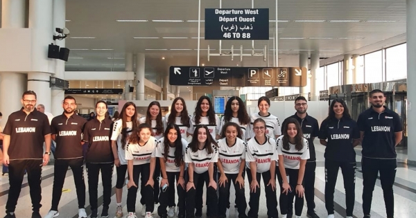 Basket: The delegation of the women’s team of Lebanon left to participate in the Asian Championship “B”