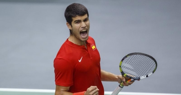 Davis Cup: Alcaraz takes Spain to quarter-finals