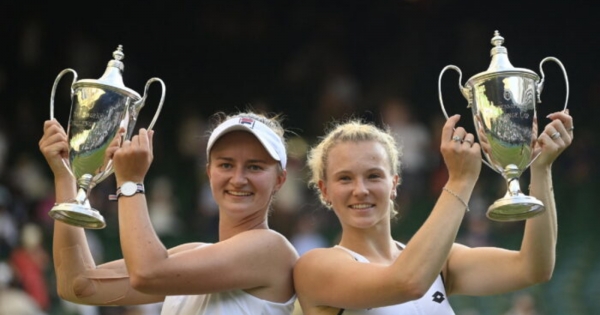 Krichkova and Sinyakova win women’s doubles at Wimbledon