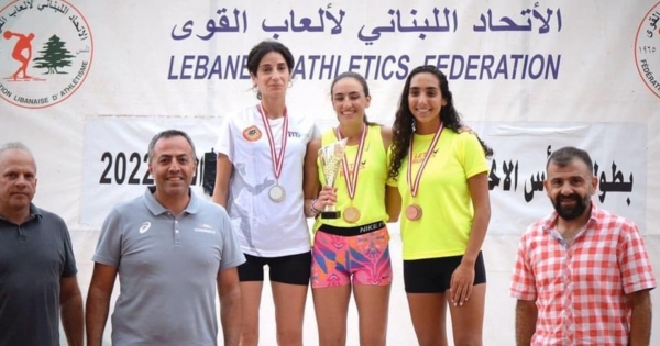 5 records in the Lebanese men’s and women’s individual athletics championship