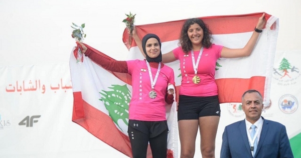 Lebanon’s two gold medals at the West Asian Youth Championships in Athletics.