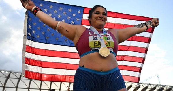 American Ellie gives her country the first gold at the World Championships in Athletics