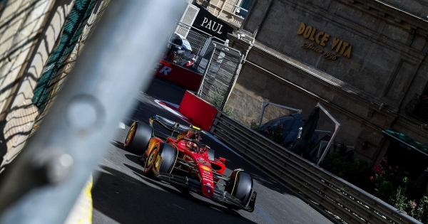 Leclerc wins second free training session in Baku