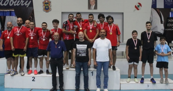 Table tennis: literature and sports – champion of Mount Lebanon among men’s teams of the second degree.