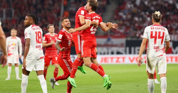 Bayern Munich beat Leipzig to win the German Super Cup.