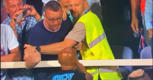 Spalletti loses his temper and quarrels with a fan who attacked his mother