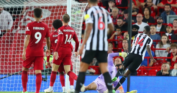 The Newcastle goalkeeper conceded Liverpool’s first goal.