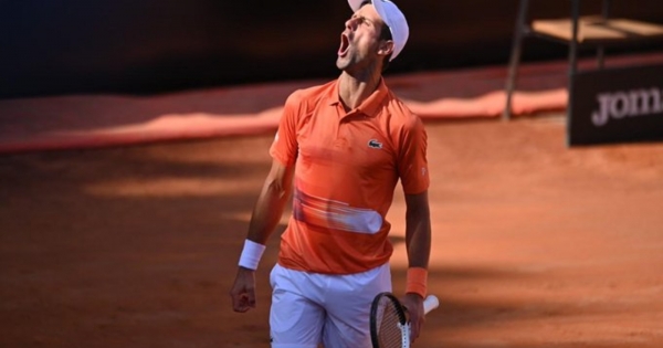 Djokovic scored in Rome