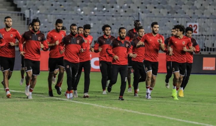 الاهلي يخوض المران الاخير قبل مواجهة الترجي في نهائي ابطال افريقيا