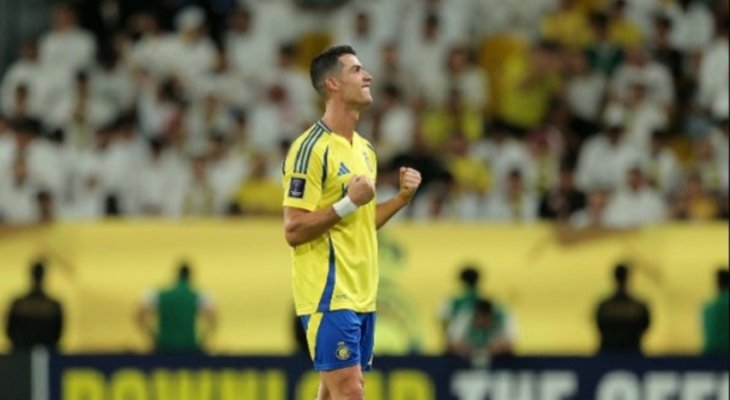 رونالدو أفضل لاعب في مباراة النصر والريان