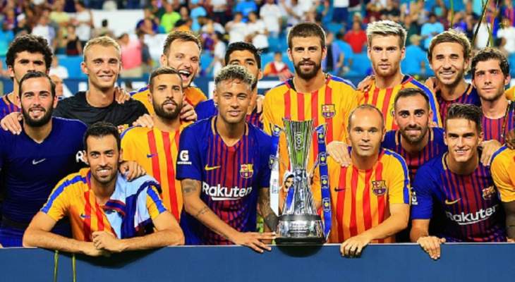 كلاسيكو ميامي لبرشلونة، كأس السوبر لسان جيرمان، وفيتيل ينطلق الاول 