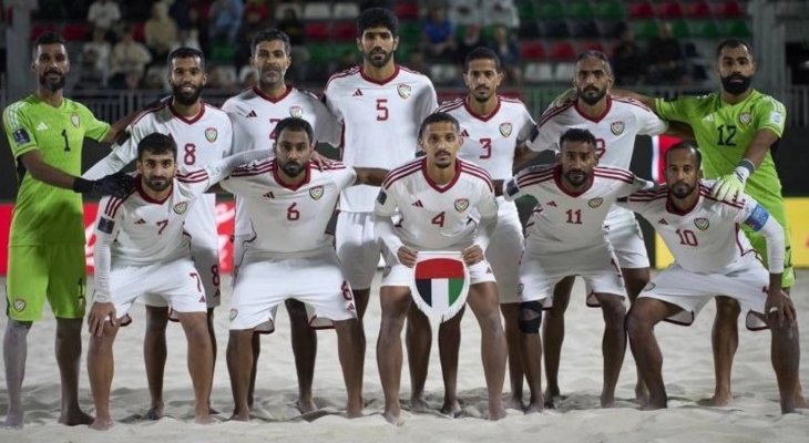 الامارات تواجه اوكرانيا في نهائي كأس باتومي للشاطئية