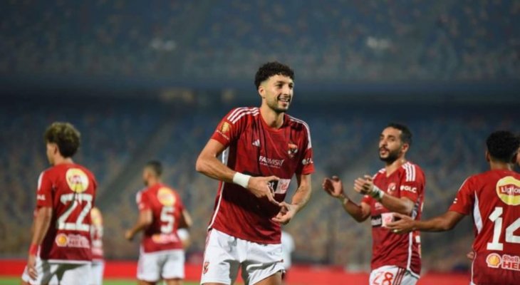 هدف وسام ابو علي لاعب الاهلي في مرمى البنك الاهلي