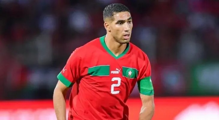 اشرف حكيمي يحقق رقما قياسيا مع منتخب المغرب