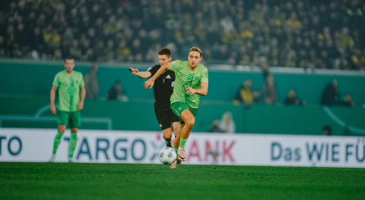 كأس المانيا: فولفسبورغ يطيح بدورتموند ويحجز مكانه في الدور المقبل