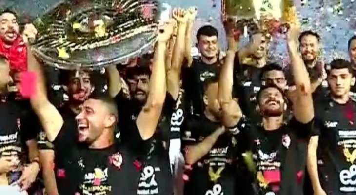 رابطة الدوري المصري : هناك شيء خاطئ في تركيب الدرع.. وسيتم تصليحه