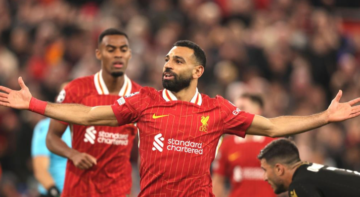 اربعة ارقام قياسية سجلها محمد صلاح في مباراة بولونيا