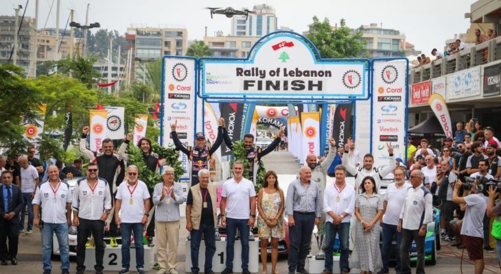 رالي لبنان الدولي : السجل الذهبي للأبطال منذ العام 1968 وروجيه فغالي يحمل الرقم القياسي بـ16 لقب