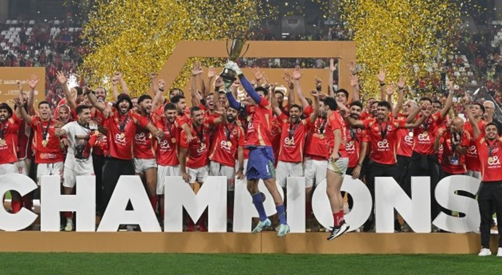 ابرز ردود فعل لاعبي الاهلي بعد التتويج بلقب السوبر