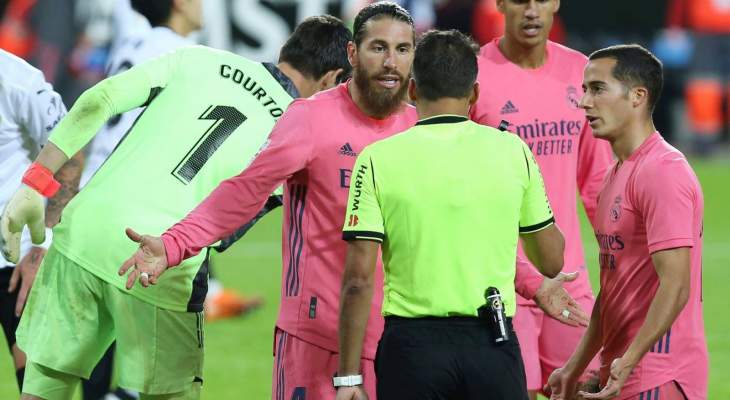 اخطاء دفاع ريال مدريد كلفته خسارة تاريخية برباعية أمام فالنسيا 