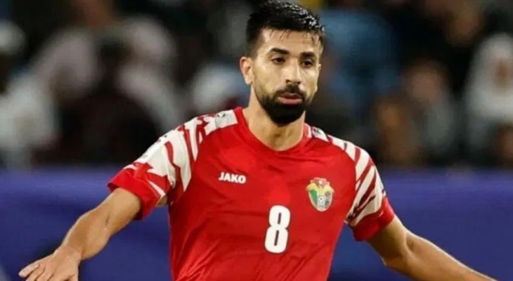 اصابة نجم المنتخب الأردني نور الروابدة بالرباط الصليبي